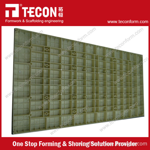 Economic TECON plastic formwork panel for concrete
